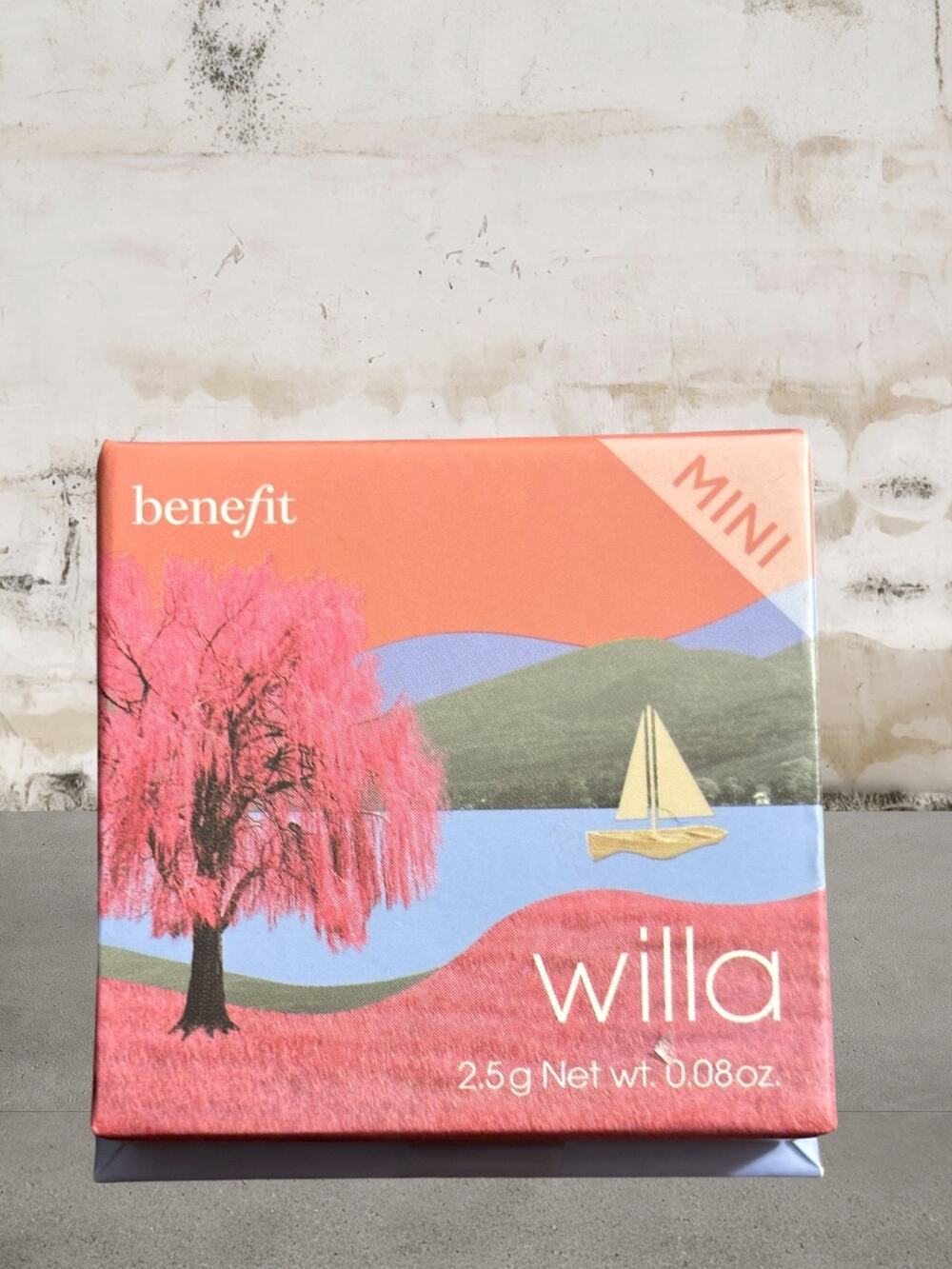 Benefit Cosmetics WANDERful World Silky-Soft Powder Blush Mini in Willa NEW